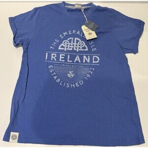 Ireland Traditional Craft Wear T-Shirt Emerald Island Size Medium NEW